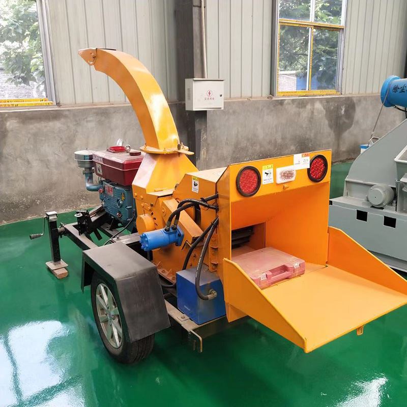 wood brush mobile used chipper shredder