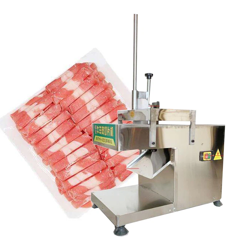 industrial frozen meat slicer high speed