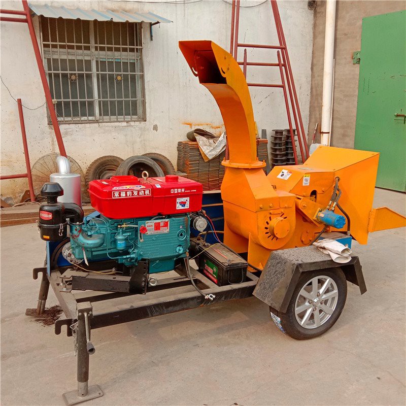 Multifunction Diesel Wood Branch Chipper