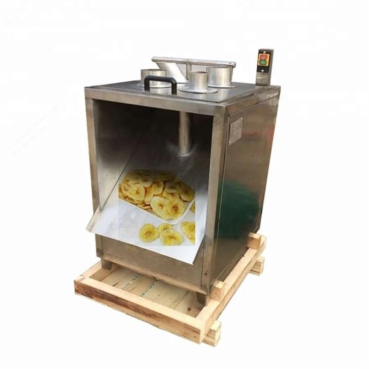 Máquina rebanadora de chips de plátano