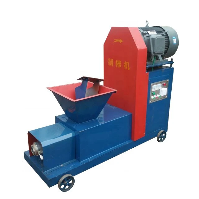 Máquina para fabricar briquetas de carbón