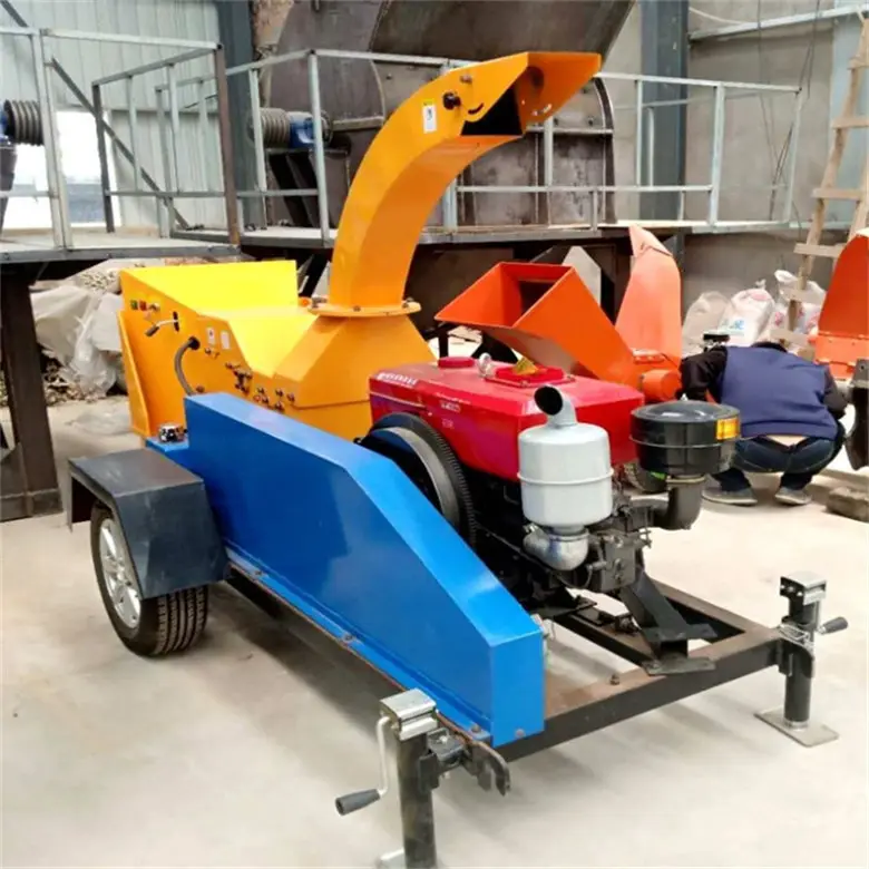 Motor de gas astilladora de madera de jardín