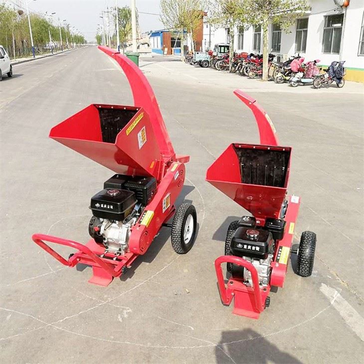 Gasoline 15 Horsepower Tree Branch Shredder Chipper