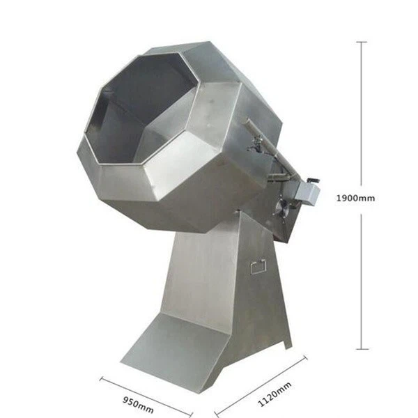 Máquina de recubrimiento saborizante de maní octogonal