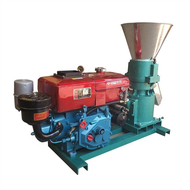 Molino de pellets diesel para alimentación de ganado, máquina de alimentación de pellets para animales de aves de corral, compradores 4