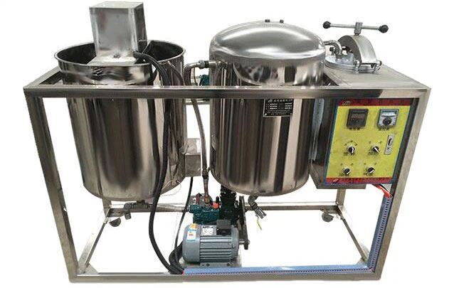 Pequeña máquina de refinería de aceite comestible