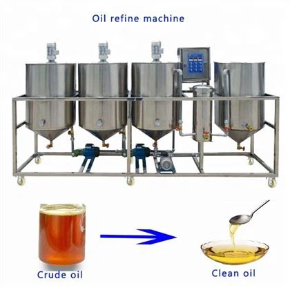 Máquina de refinación de aceite de girasol
