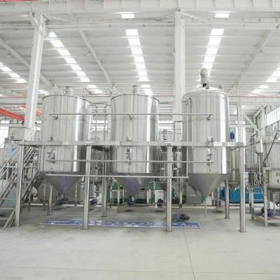 Mini máquina de refinería de aceite de palmiste de 10 tpd
