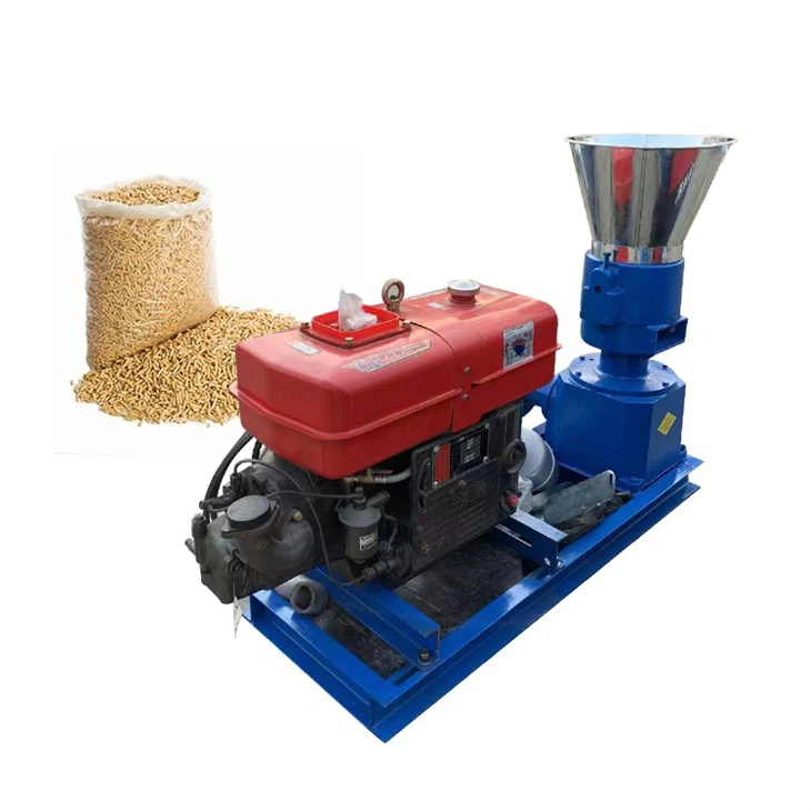 Molino de pellets de alimentación animal con características avanzadas.
