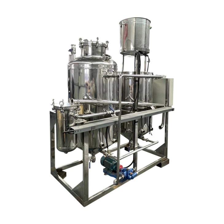 Máquina de refinación de aceite de palma de aceite de cocina