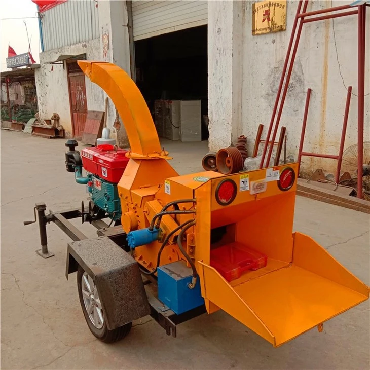 Diesel Engine Powered Wood Chipper Shredder
