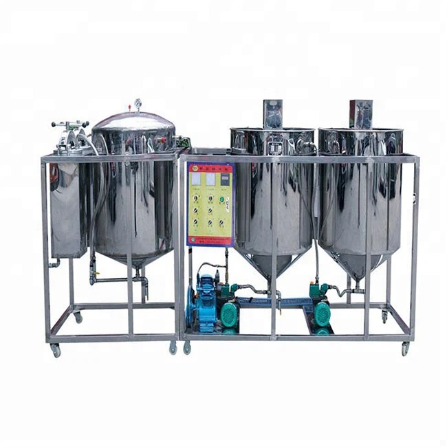 Maquinaria para refinería de aceite de palma