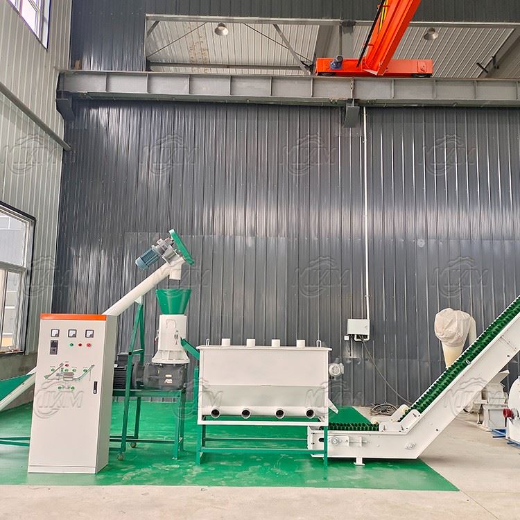 300–500 Kg/h Biomass Wood Pellet Production Line high quality