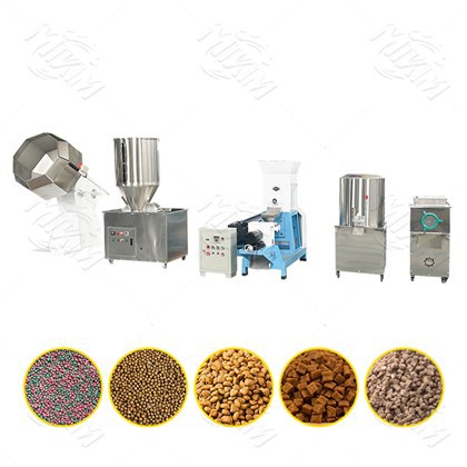 40-300 kg/h para peces acuáticos/mascotas, línea de producción pequeña para uso en granjas